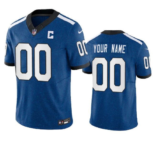 Youth Indianapolis Colts Active Player Custom Blue 2023 F.U.S.E. Throwback Vapor Untouchable Limited Football Stitched Jersey